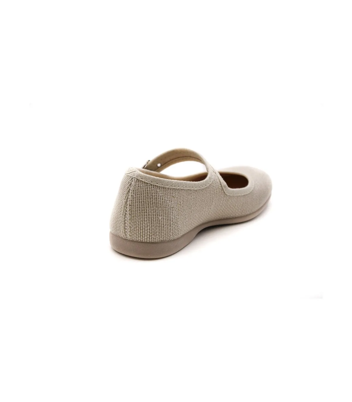 ZAPATOS MERCEDITAS LONAS NIÑA TOKOLATE LAZO 118909