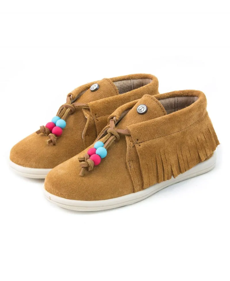 Zapatos Niño DOLFIE Camel Suede