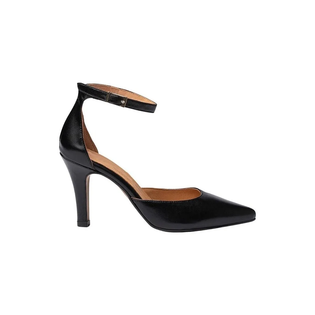 Zapatos salones de piel negros by CBP