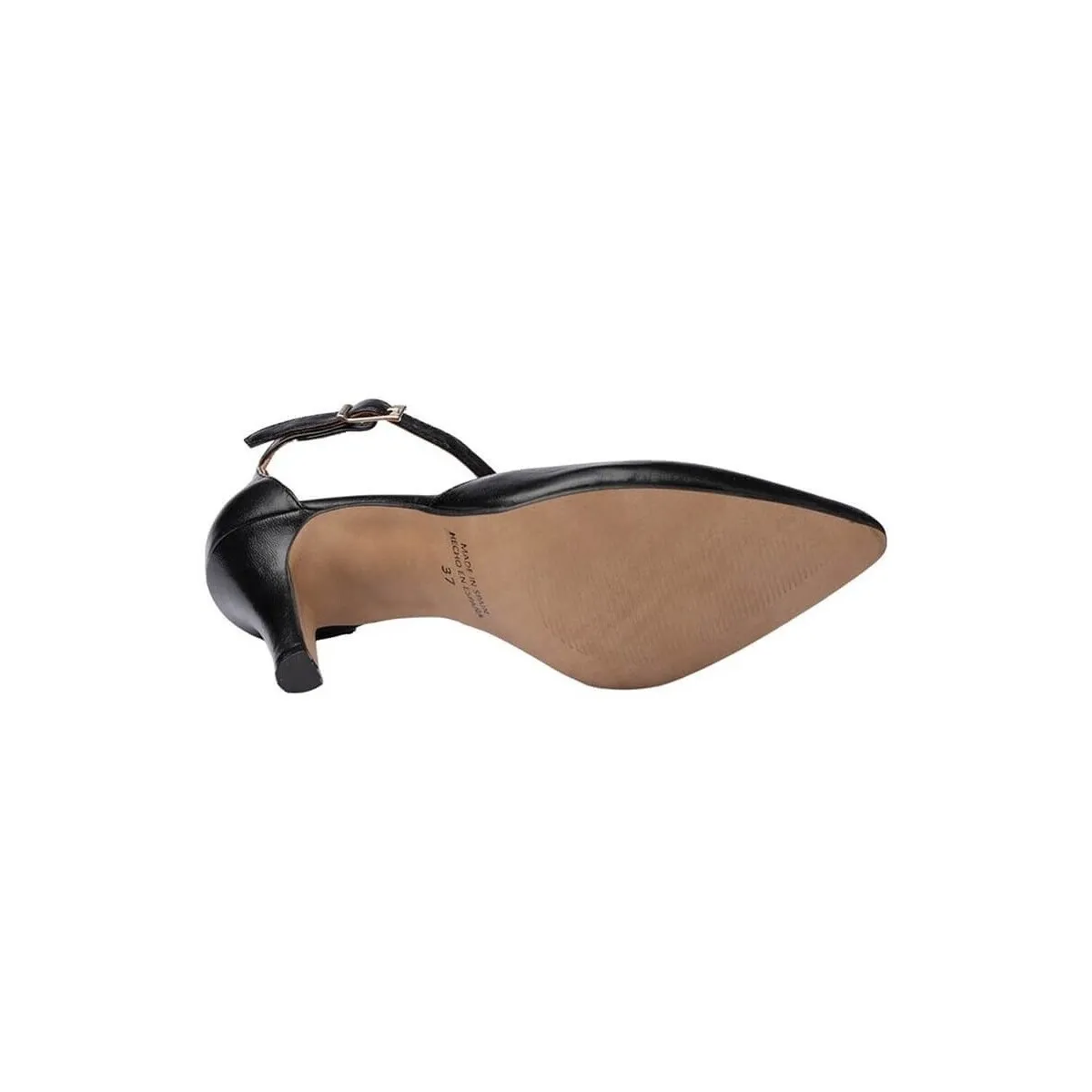 Zapatos salones de piel negros by CBP