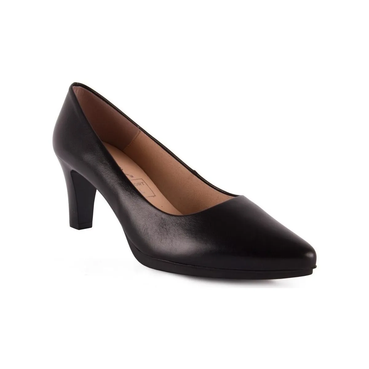 Zapatos Salones de piel negros by