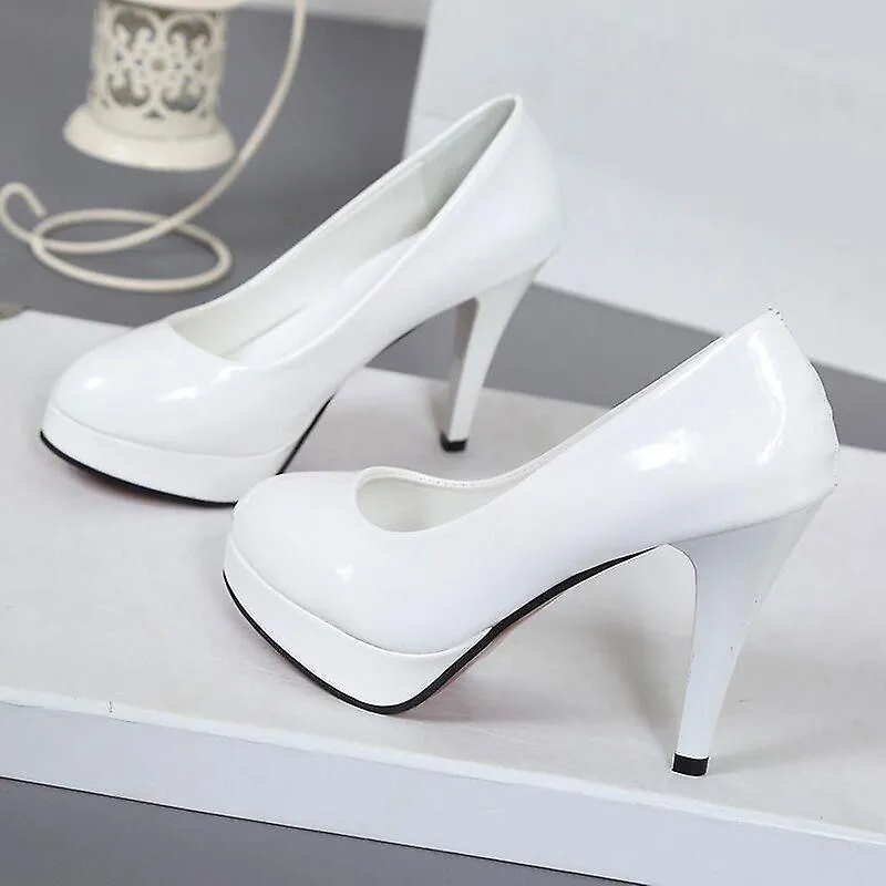 Zapatos sexys de tacón alto, plataforma impermeable