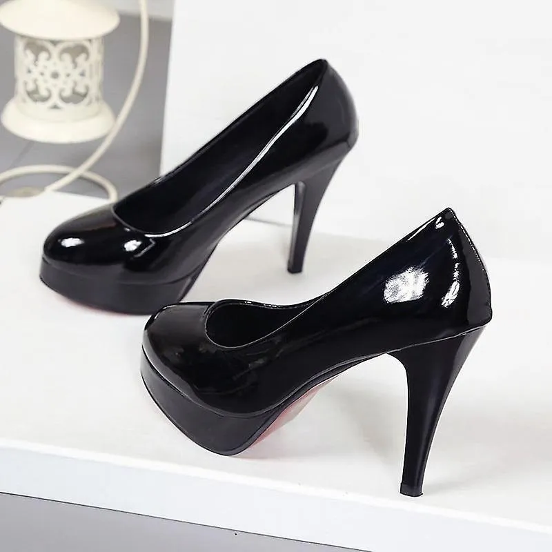 Zapatos sexys de tacón alto, plataforma impermeable
