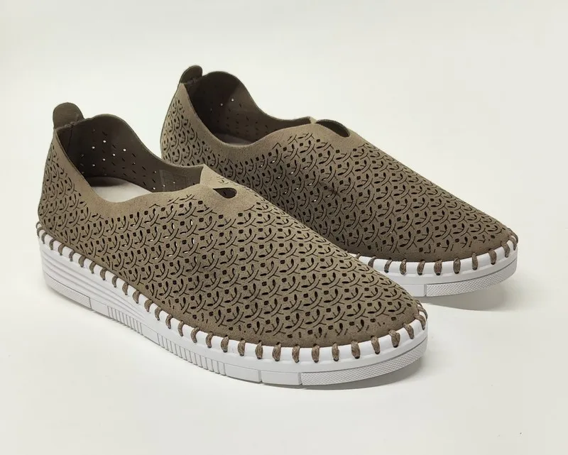 Zapatos Tiziana 9406 piel vegana taupe