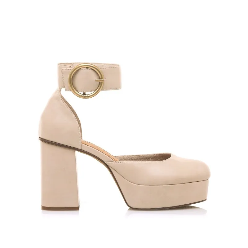 Zapatos Vestir de Mujer MTNG SINDY Beige 55363