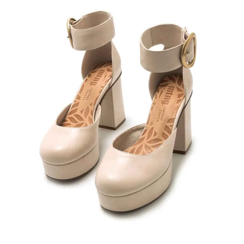Zapatos Vestir de Mujer MTNG SINDY Beige 55363