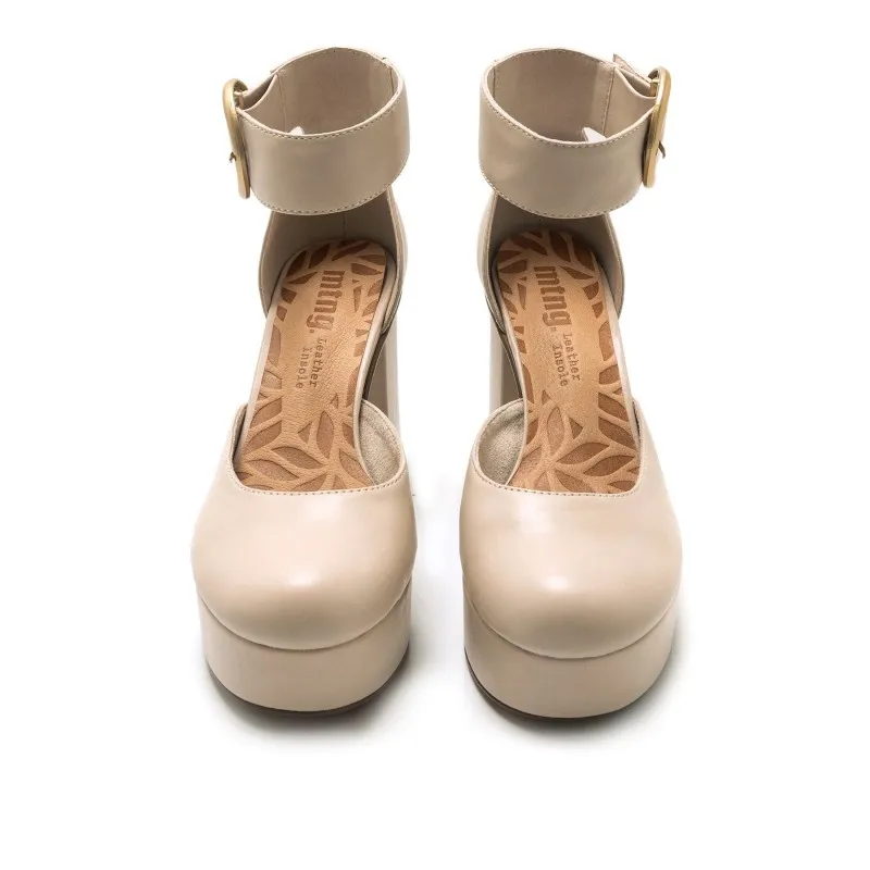 Zapatos Vestir de Mujer MTNG SINDY Beige 55363