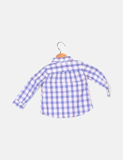 Zara Camisa bicolor de cuadros