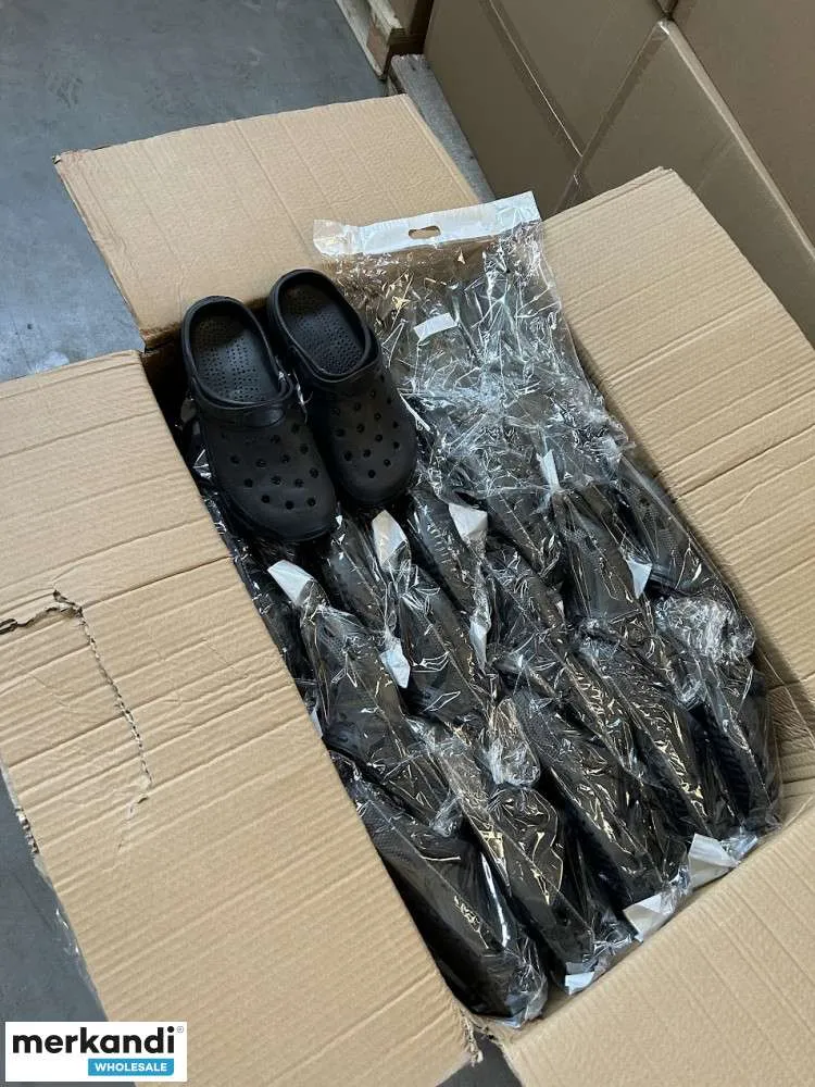 ZUECOS DE VERANO ZAPATOS DE SUELA BLANDA NEGROS  A ESTRENAR NO LOGO